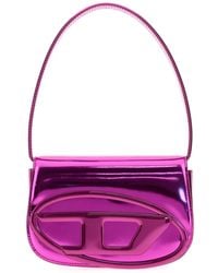 DIESEL - Fuchsia Leather 1dr Shoulder Bag - Lyst