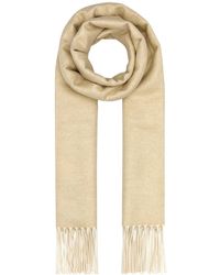 Prada - Sciarpa in misto seta sabbia - Lyst