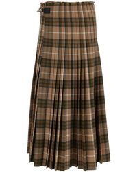 Burberry - Embroidered Polyester Blend Skirt - Lyst
