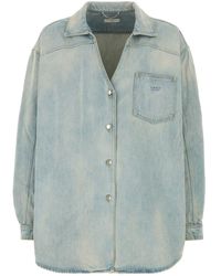 1989 STUDIO - Denim Oversize Shirt - Lyst