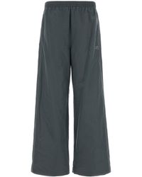Balenciaga - Dark Grey Cotton And Nylon joggers - Lyst