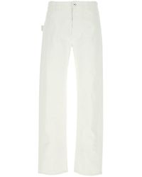 Bottega Veneta - White Denim Jeans - Lyst