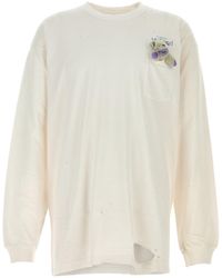 Doublet - Chalk Cotton T-shirt - Lyst