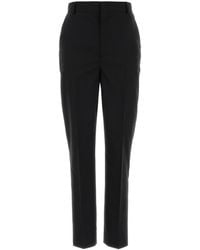 Moschino - Black Wool Pant - Lyst
