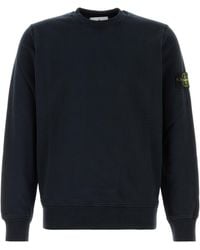 Stone Island - Midnight Cotton Sweatshirt - Lyst