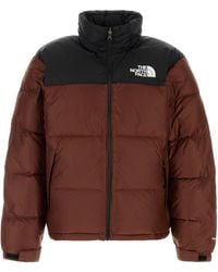 The North Face - Two-tone Nylon Down Jacket - Lyst