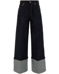 Givenchy - Denim Wide-leg Jeans - Lyst