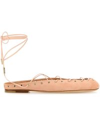 【関税&送料込】Chloe Black Leather Ghillie Ballerinas Chloé Black leather ghillie ballerinas | TheDoubleF