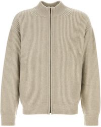 LeKasha - Light Grey Cashmere Hanoi Cardigan - Lyst