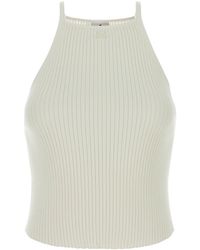 Courreges - Viscose Blend Tank Top - Lyst