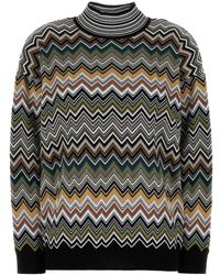 Missoni - Maglione in misto viscosa ricamata - Lyst