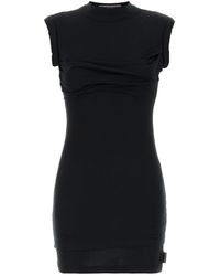 Alexander Wang - Stretch Cotton Mini Dress - Lyst