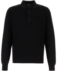 Tom Ford - Silk Blend Polo Shirt - Lyst