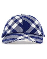 Burberry - Cappellino da baseball in cotone a quadri - Lyst