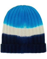 The Elder Statesman - Multicolor Cashmere Beanie Hat - Lyst