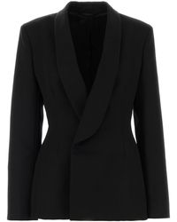 Carven - Black Wool Esperanto Blazer - Lyst