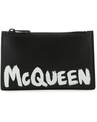 McQueen - Leather Card Holder - Lyst