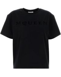 McQueen - Cotton T-Shirt - Lyst
