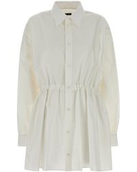 Balenciaga - Poplin Shirt Dress - Lyst