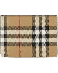 Burberry - Printed Canvas Cardholder - Lyst