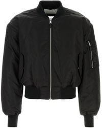Entire studios - Black Nylon Bomber Jacket - Lyst