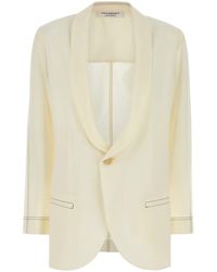 Philosophy Di Lorenzo Serafini - Ivory Polyester Blend Blazer - Lyst
