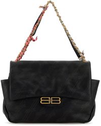Balenciaga - Borsa a spalla Darling media in pelle stampata - Lyst