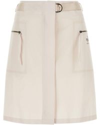 Fendi - Light Pink Poplin Skirt - Lyst