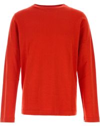 Extreme Cashmere - Red Cotton Blend N°500 Sweater - Lyst