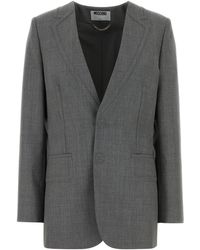 Moschino - Grey Wool Blazer - Lyst