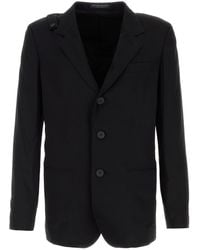 Yohji Yamamoto - Notched Lapel Blazer - Lyst