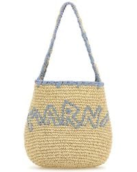 ショルダーバッグ・ポシェット MARNI Raffia small Nassa shoulder bag Marni Raffia Small Nassa Shoulder Bag in Red | Lyst