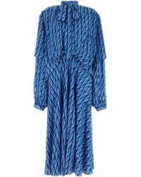 Balenciaga - Dress With Print - Lyst