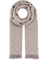 Gucci - Sciarpa in lana ricamata - Lyst
