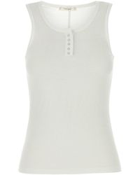 The Row - Canotta Mansel in misto cotone bianco - Lyst