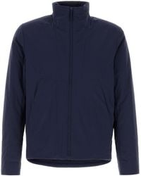 Veilance - Navy Blue Stretch Nylon Mionn Jacket - Lyst
