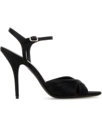 Balenciaga - Satin Dynastie Sandals - Lyst