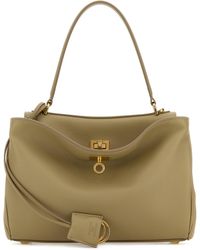 Balenciaga - Sage Green Leather Small Rodeo Handbag - Lyst