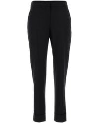 PT Torino - Black Stretch Wool Pant - Lyst