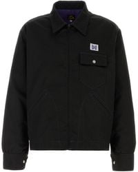 Needles - Black Jersey Padded Jacket - Lyst