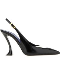 Lanvin - Two-Tone Leather Pumps - Lyst