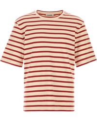 Jil Sander - Crew Neck T-Shirt - Lyst