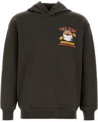 Emporio Armani - Charcoal Cotton Sweatshirt - Lyst