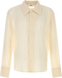 Séfr - Cream Cotton Ignacio Shirt - Lyst
