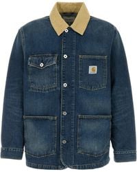 Carhartt - Warren Chore Coat in denim - Lyst