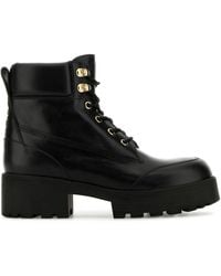 Givenchy - Leather Trekker Ankle Boots - Lyst