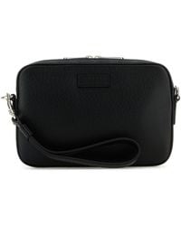 Gucci - Clutch piccola in pelle nera - Lyst