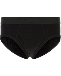 Tom Ford - Slip in cotone stretch nero - Lyst