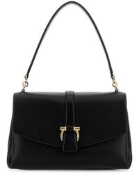 Ferragamo - Salvatore Leather Shoulder Bag - Lyst