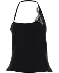 Courreges - Stretch Satin Top - Lyst